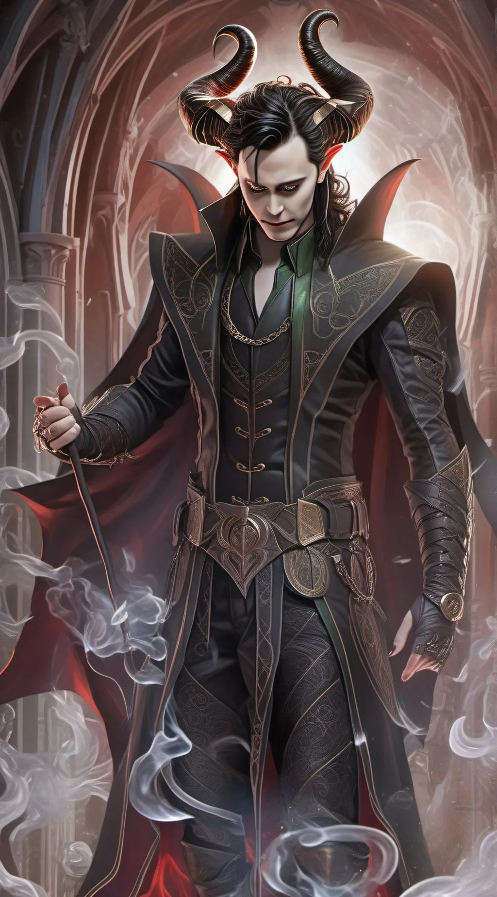 ai character: Loki background