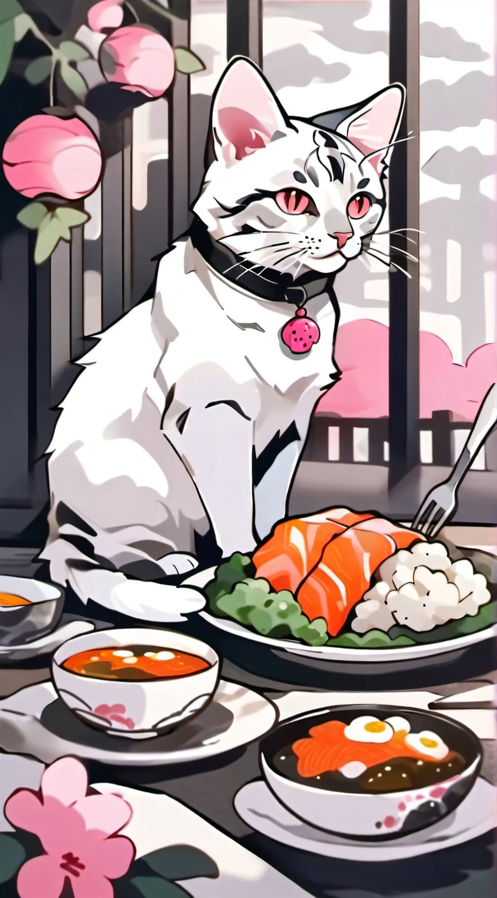 ai character: Leo’s cat background