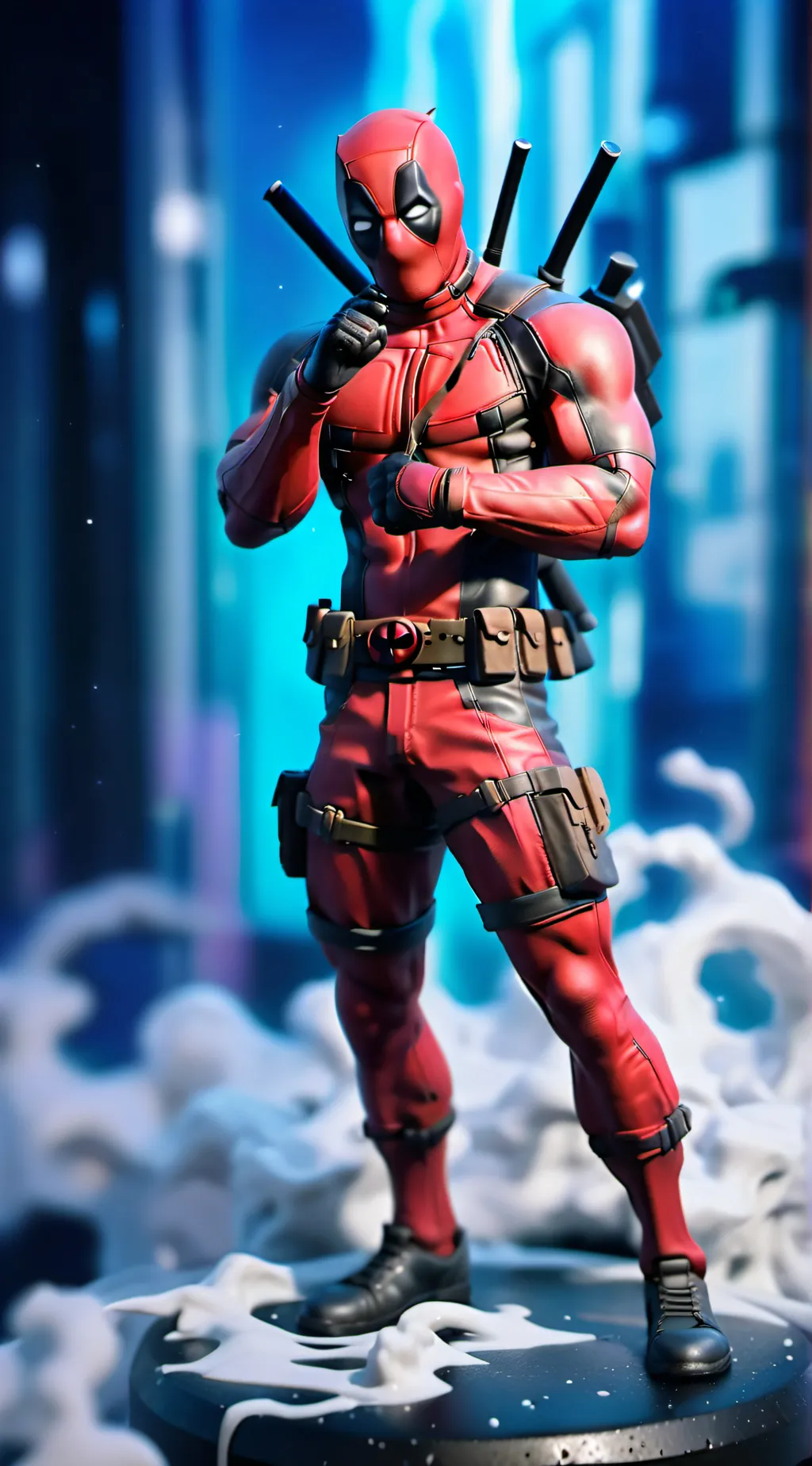 ai character: deadpool  background