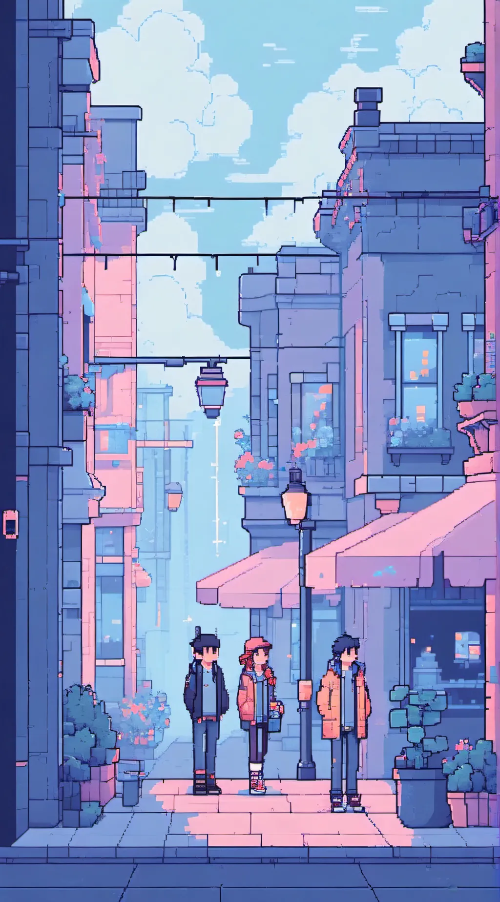 ai character: friends background