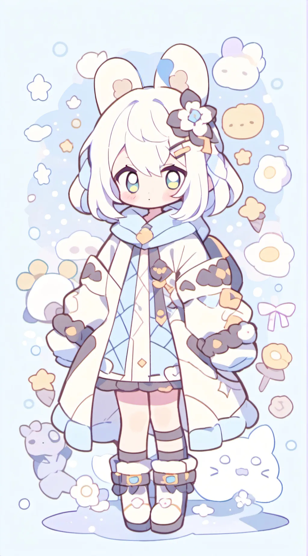 ai character: bfb snowball (
idk background