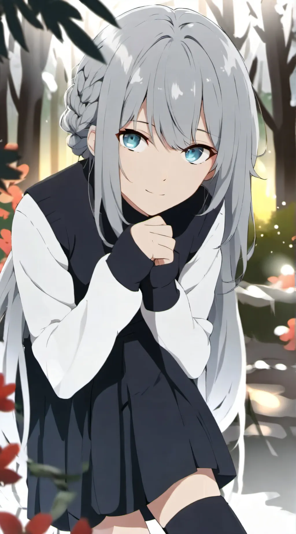 ai character: Your gf background