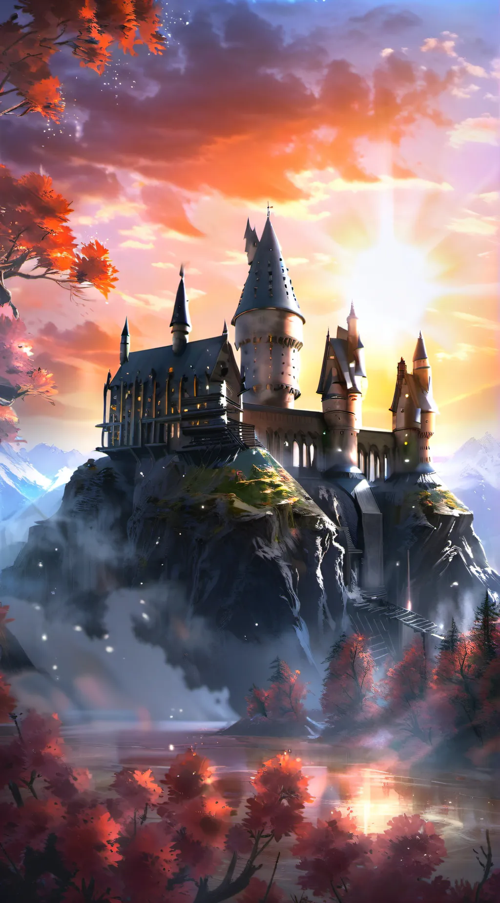 ai character: Hogwarts background