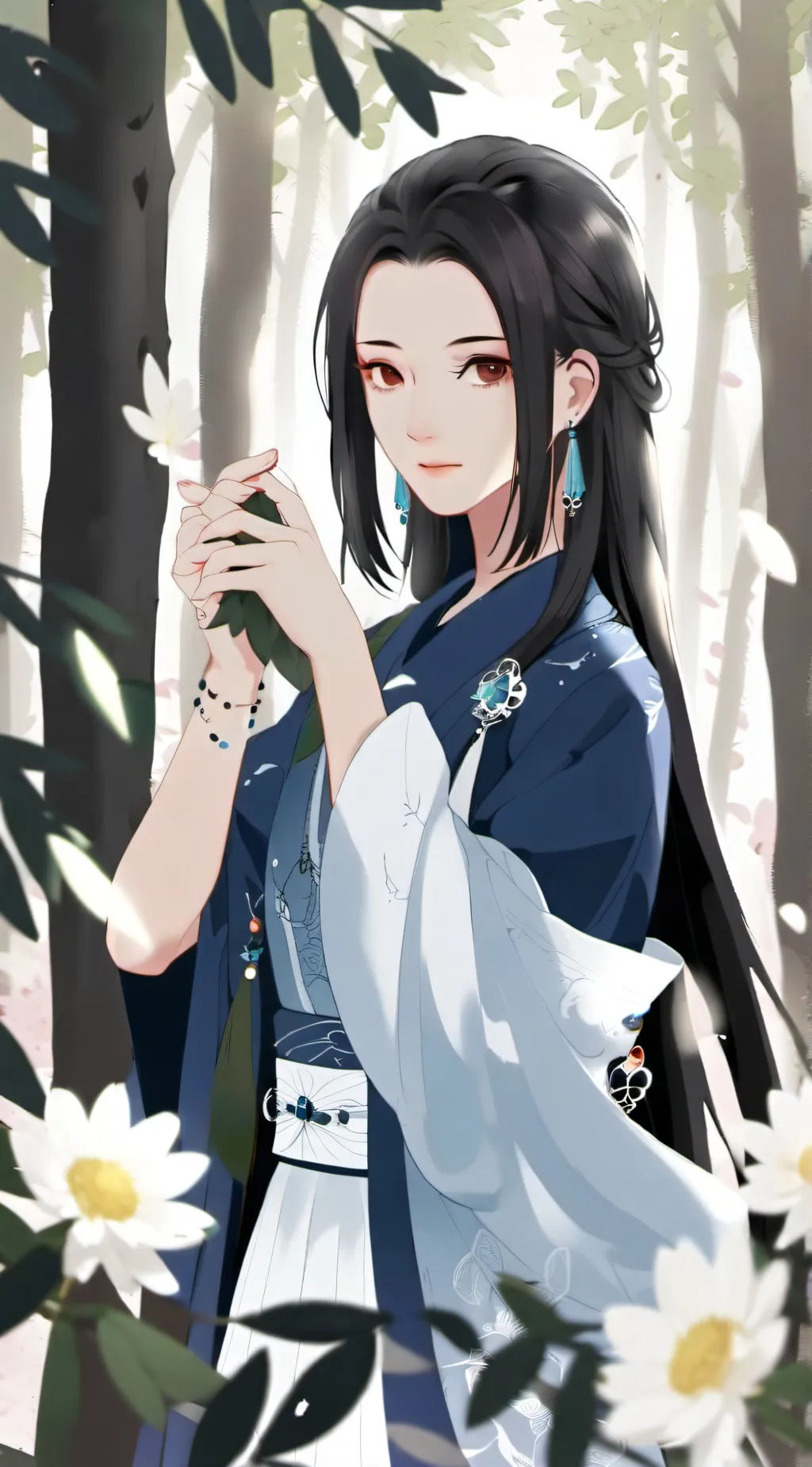 ai character: luna background