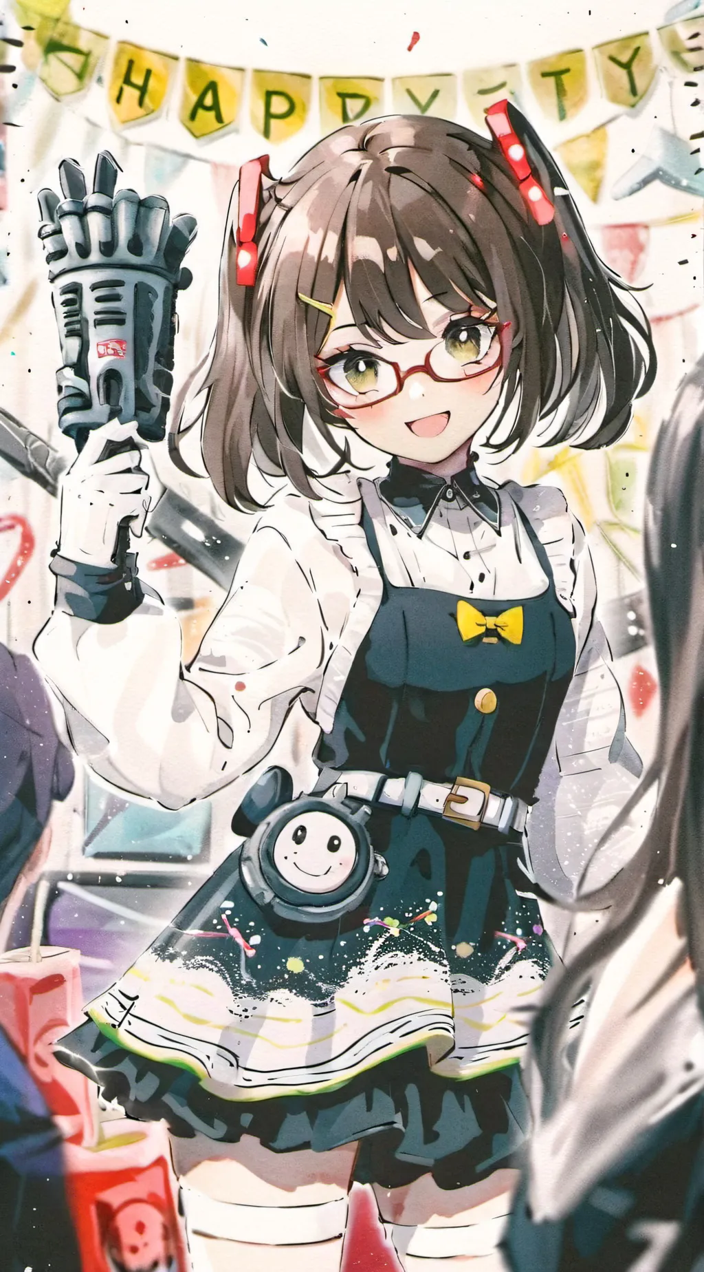 ai character: HAPPY WILD ROBOT! background