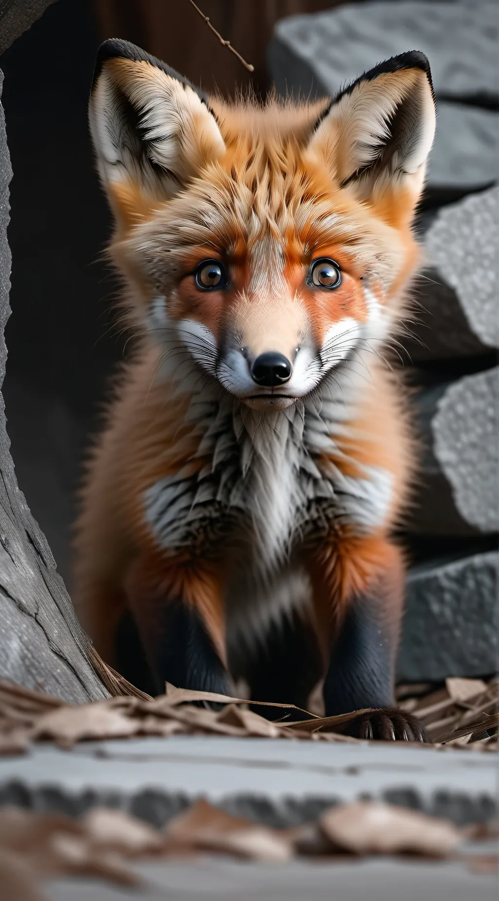 ai character: Lost fox background