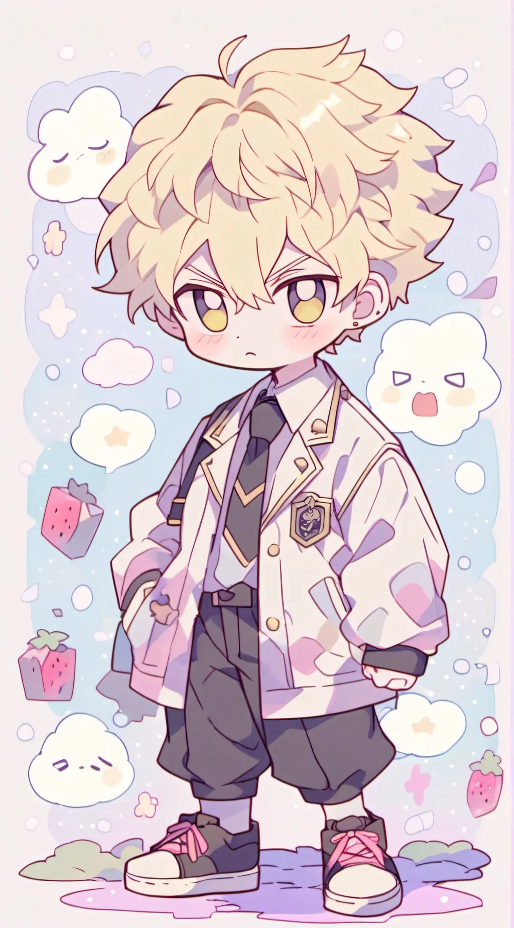 ai character: Bakugo background