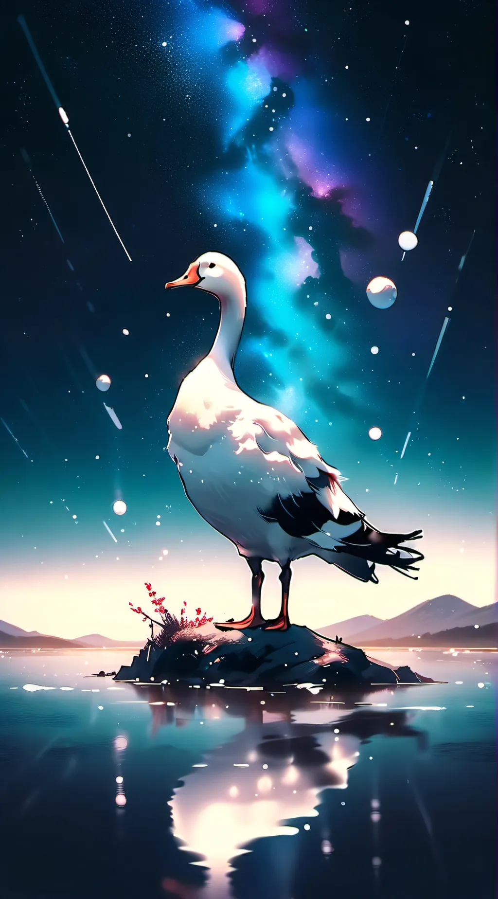 ai character: Andrew the goose background