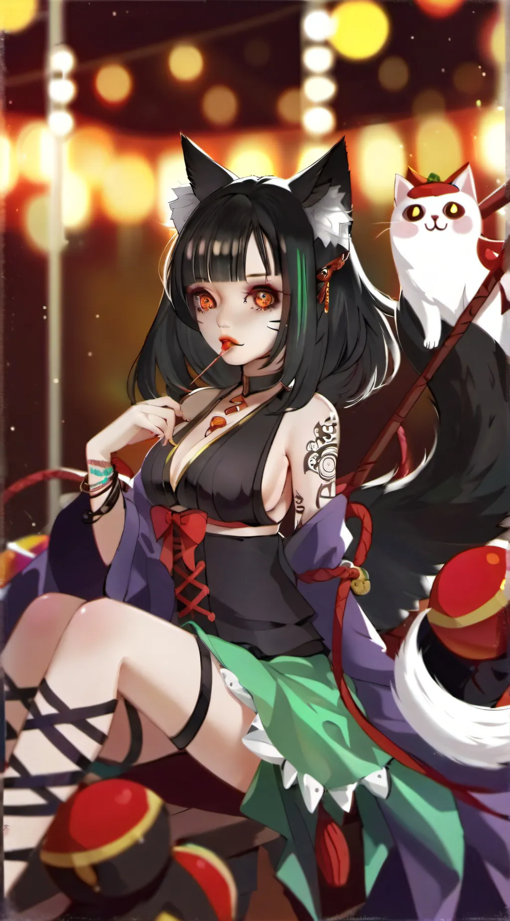 ai character: Opal background