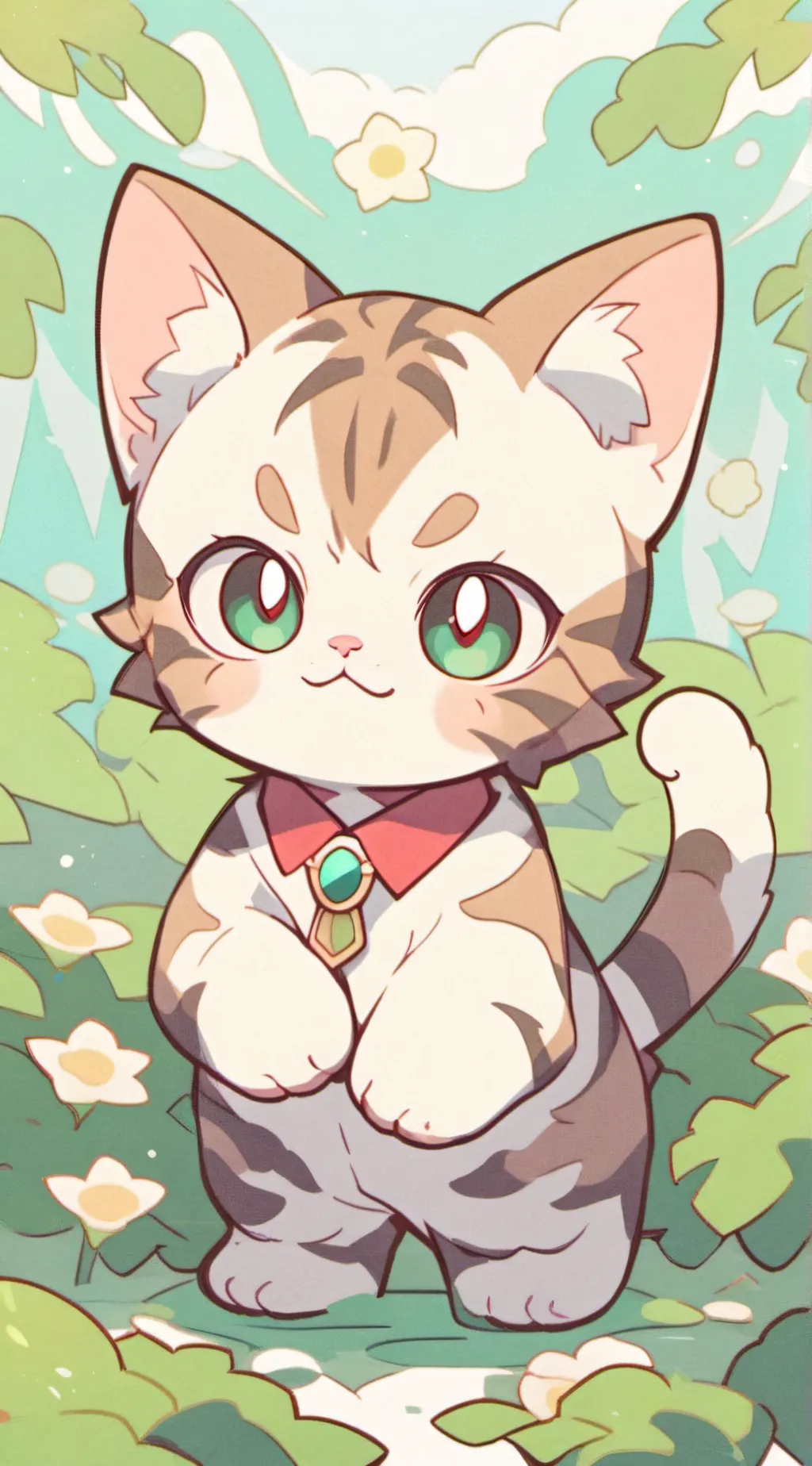 ai character: Rose background