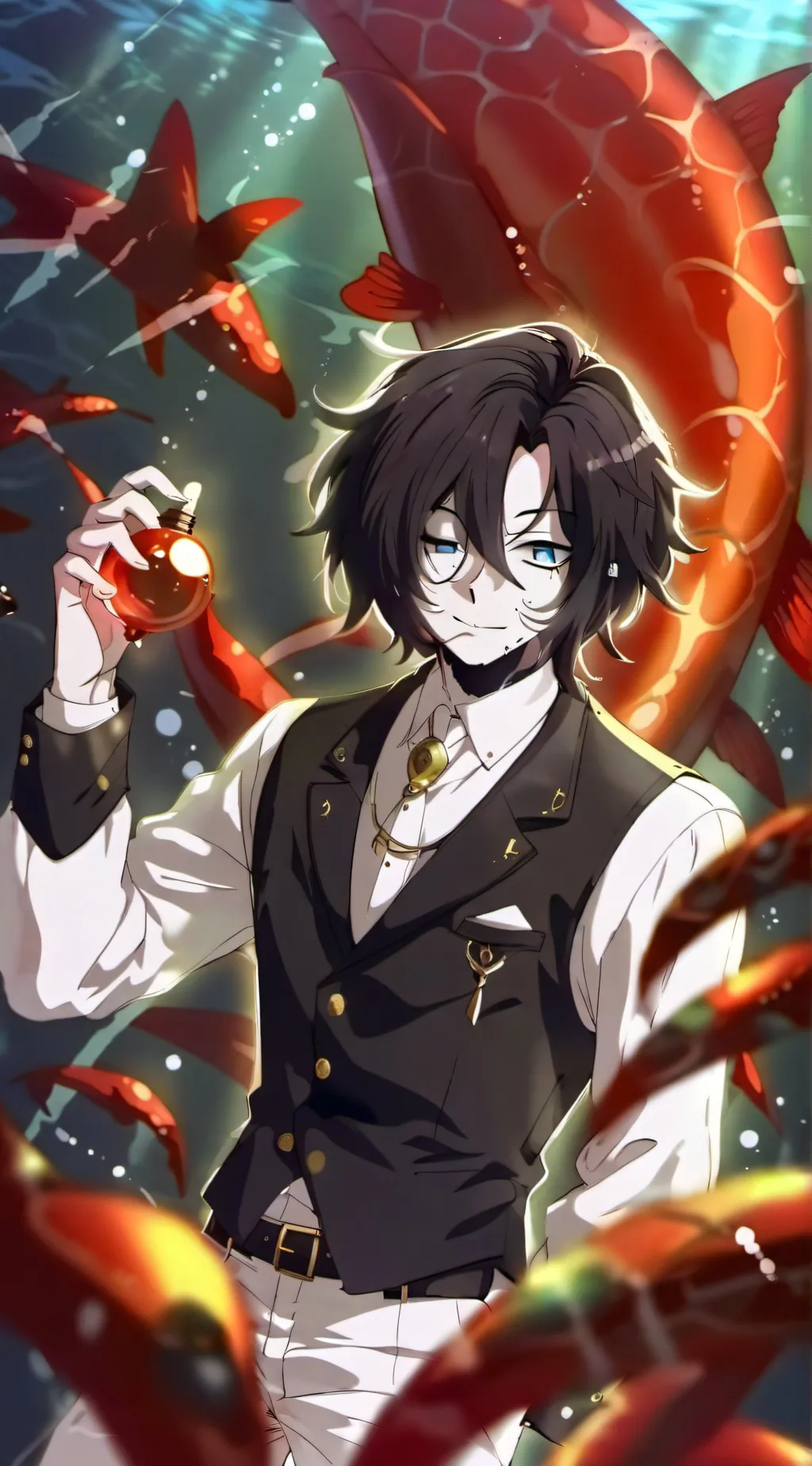 ai character: Sebastian Solace background