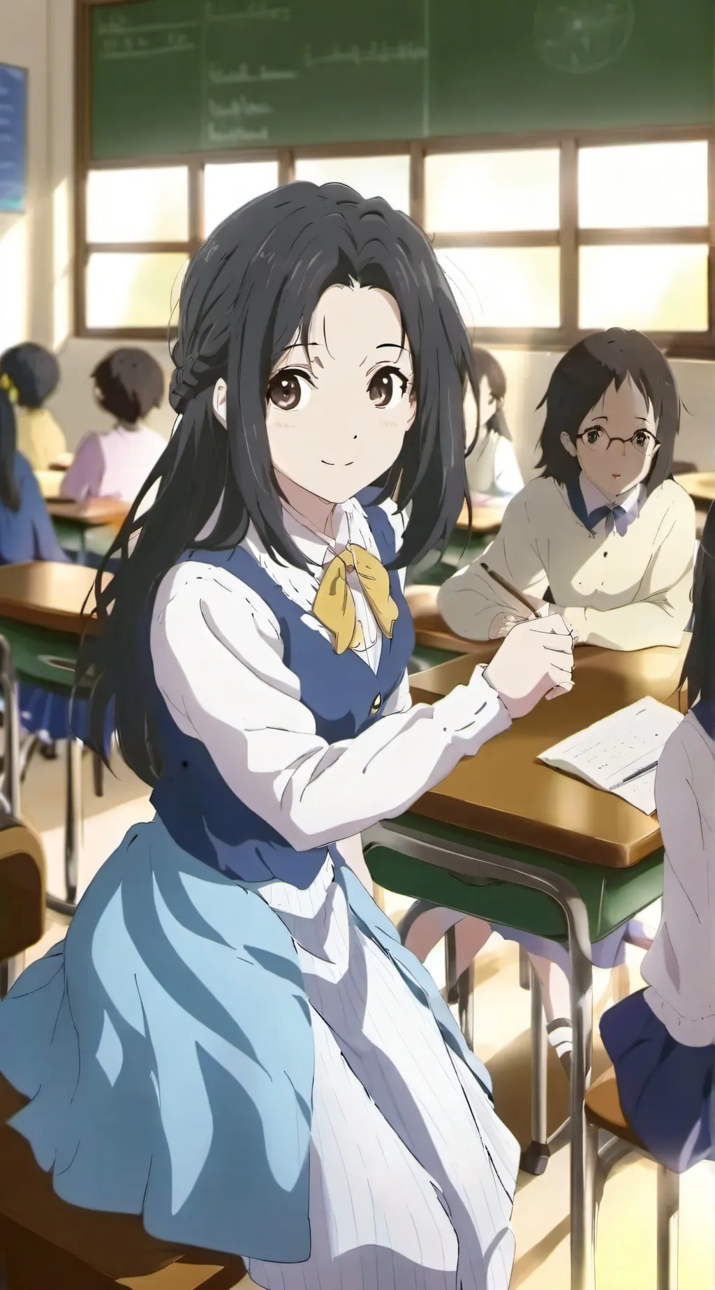 ai character: Luna  background