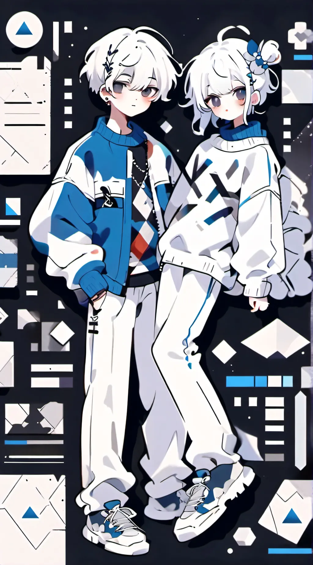 ai character: mom and dad background