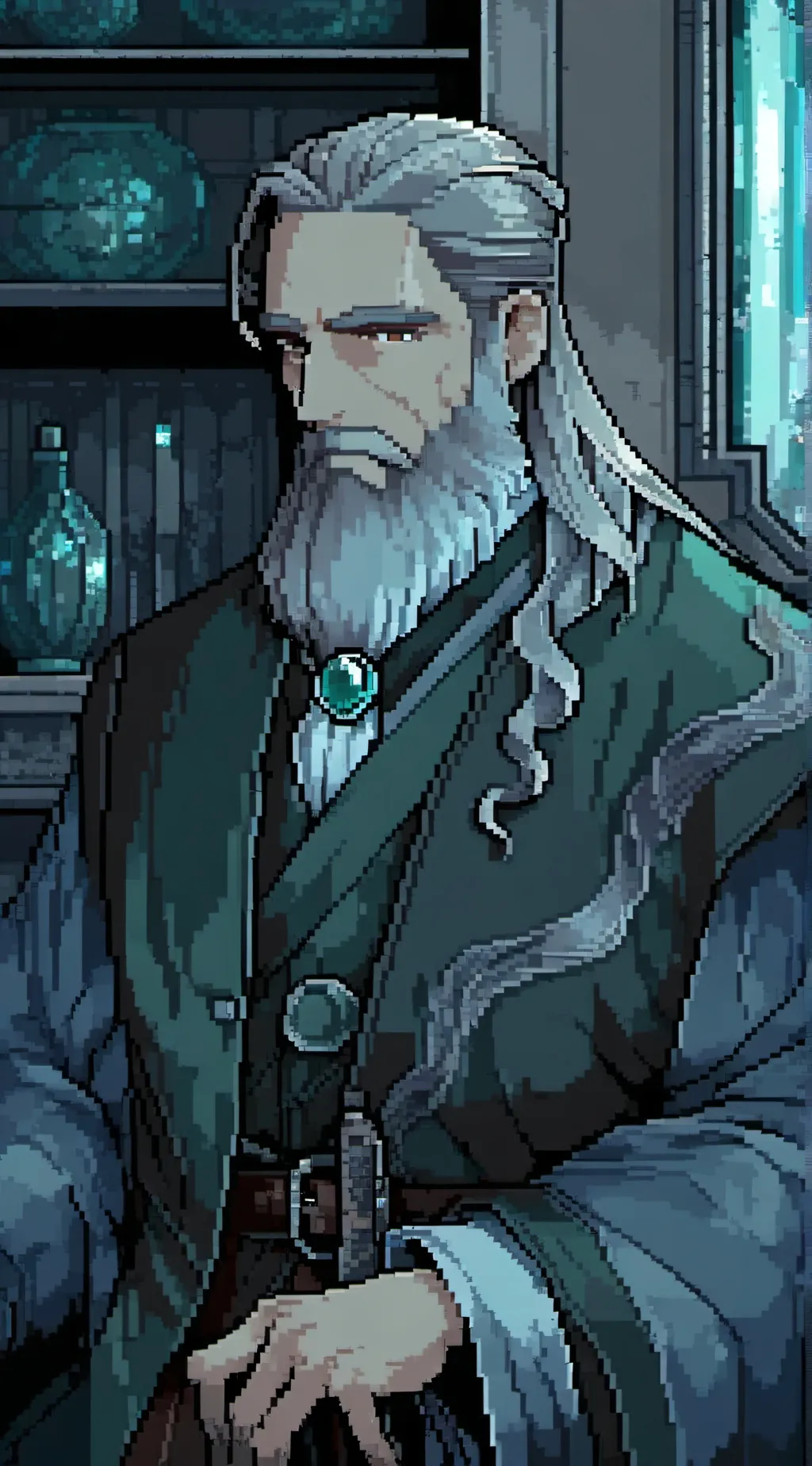 ai character: Eric the wizard background