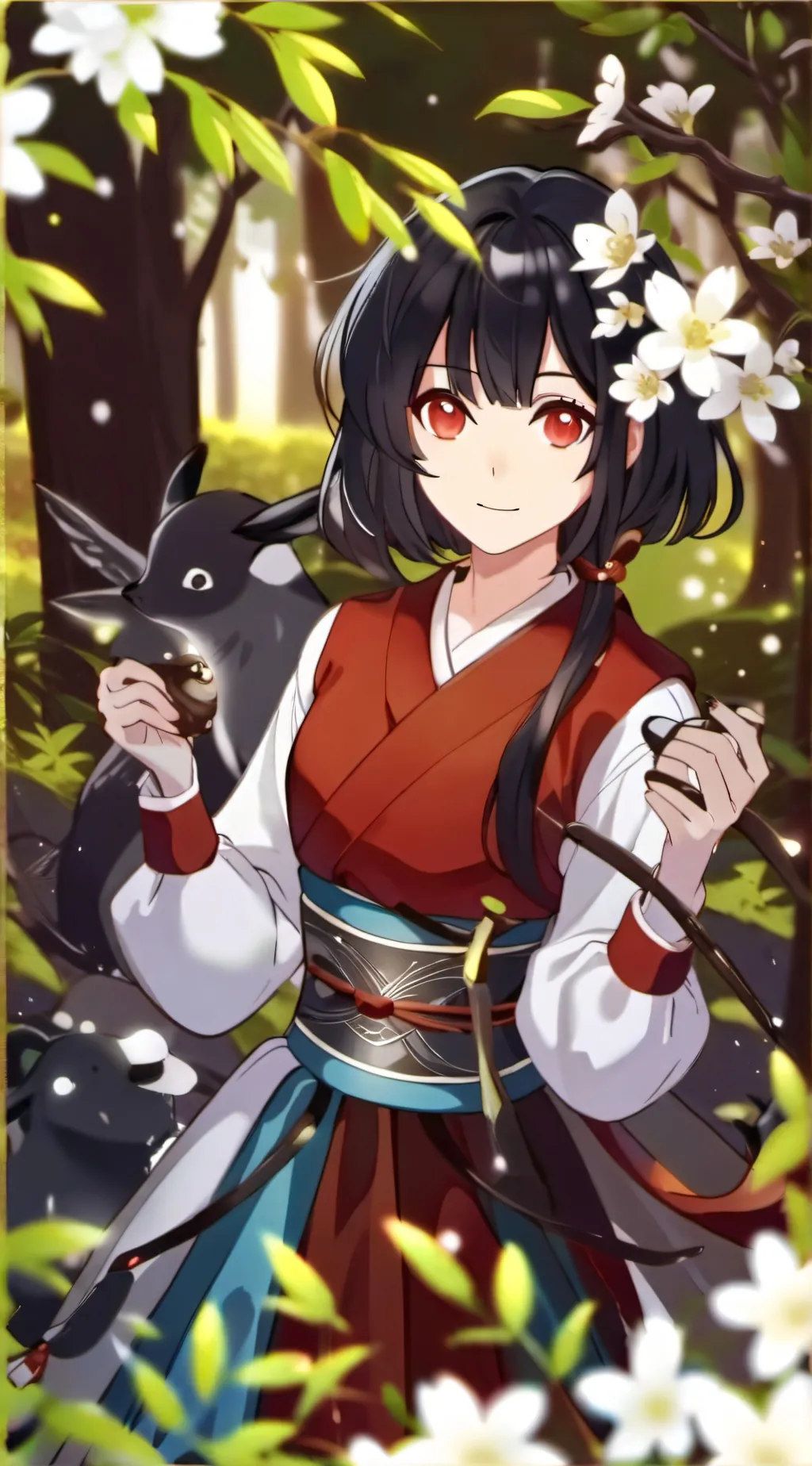 ai character: hachira  background