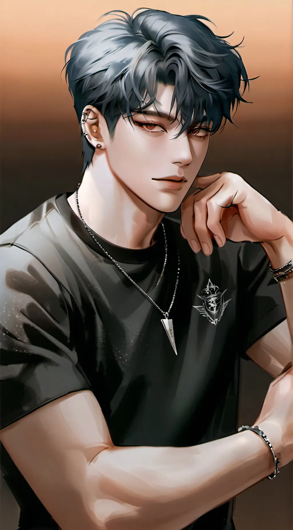 ai character: Adrian  background