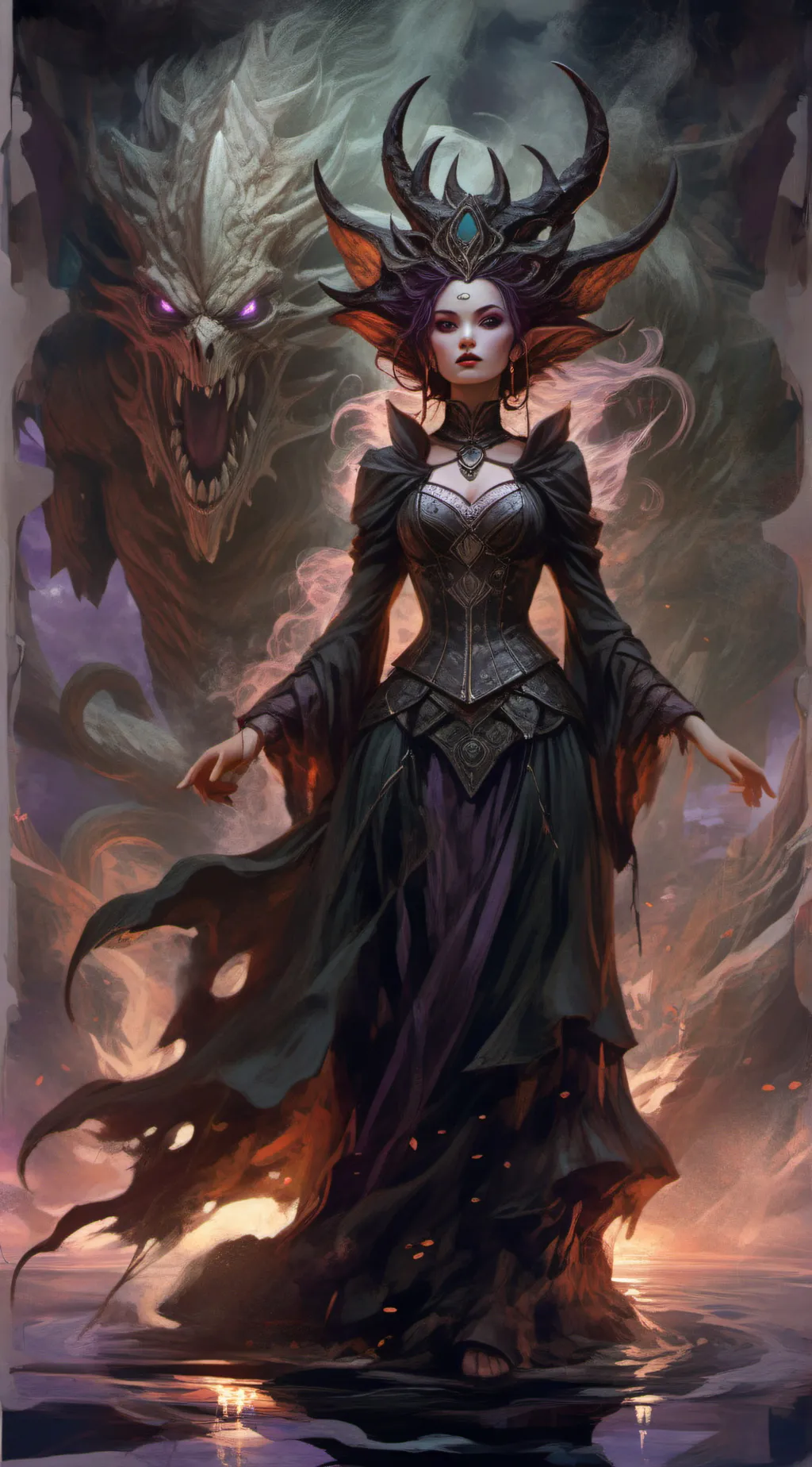 ai character: Female Demogorgon background