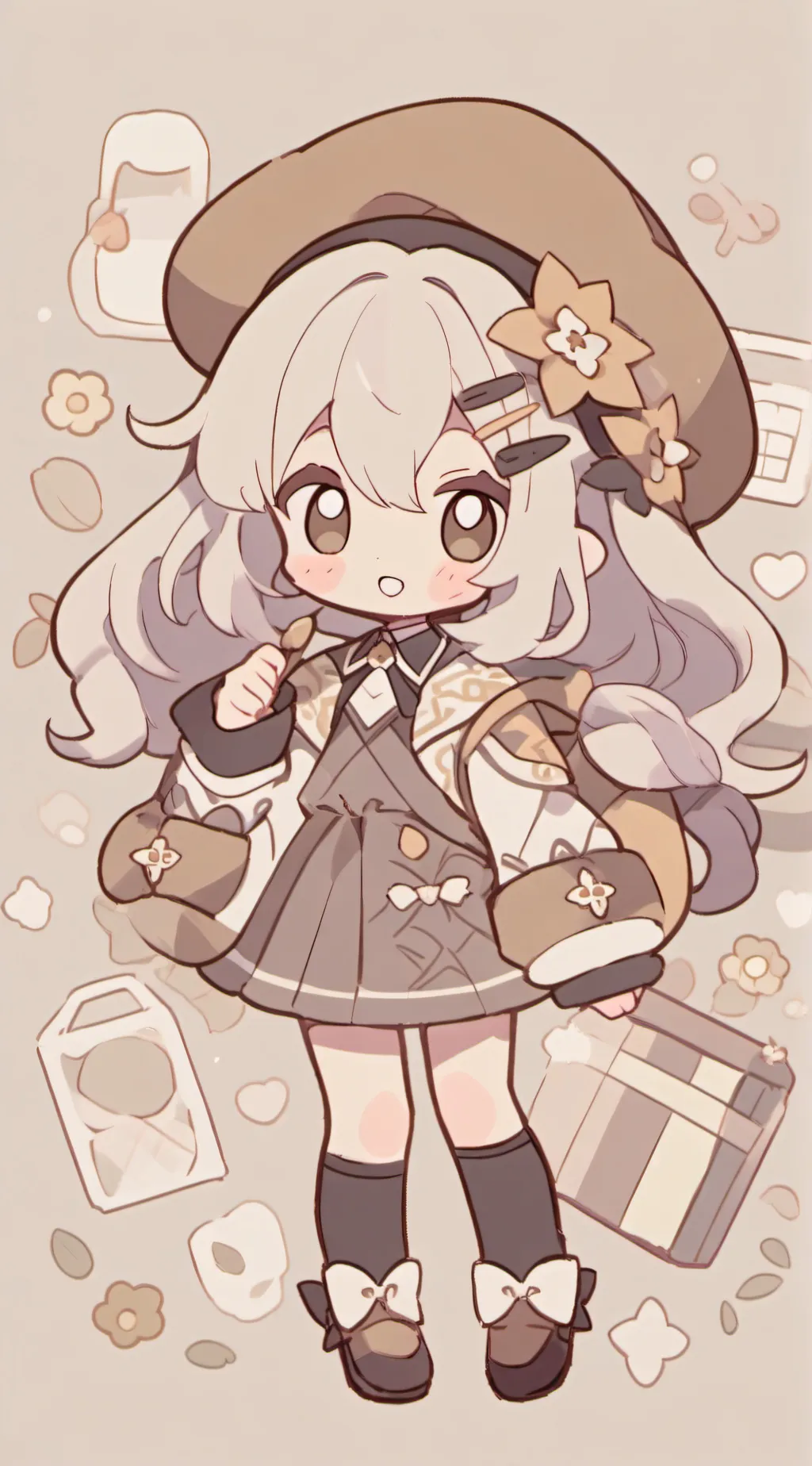 ai character: hermana menor background