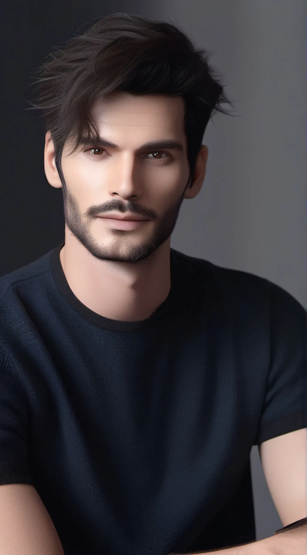 ai character: man background