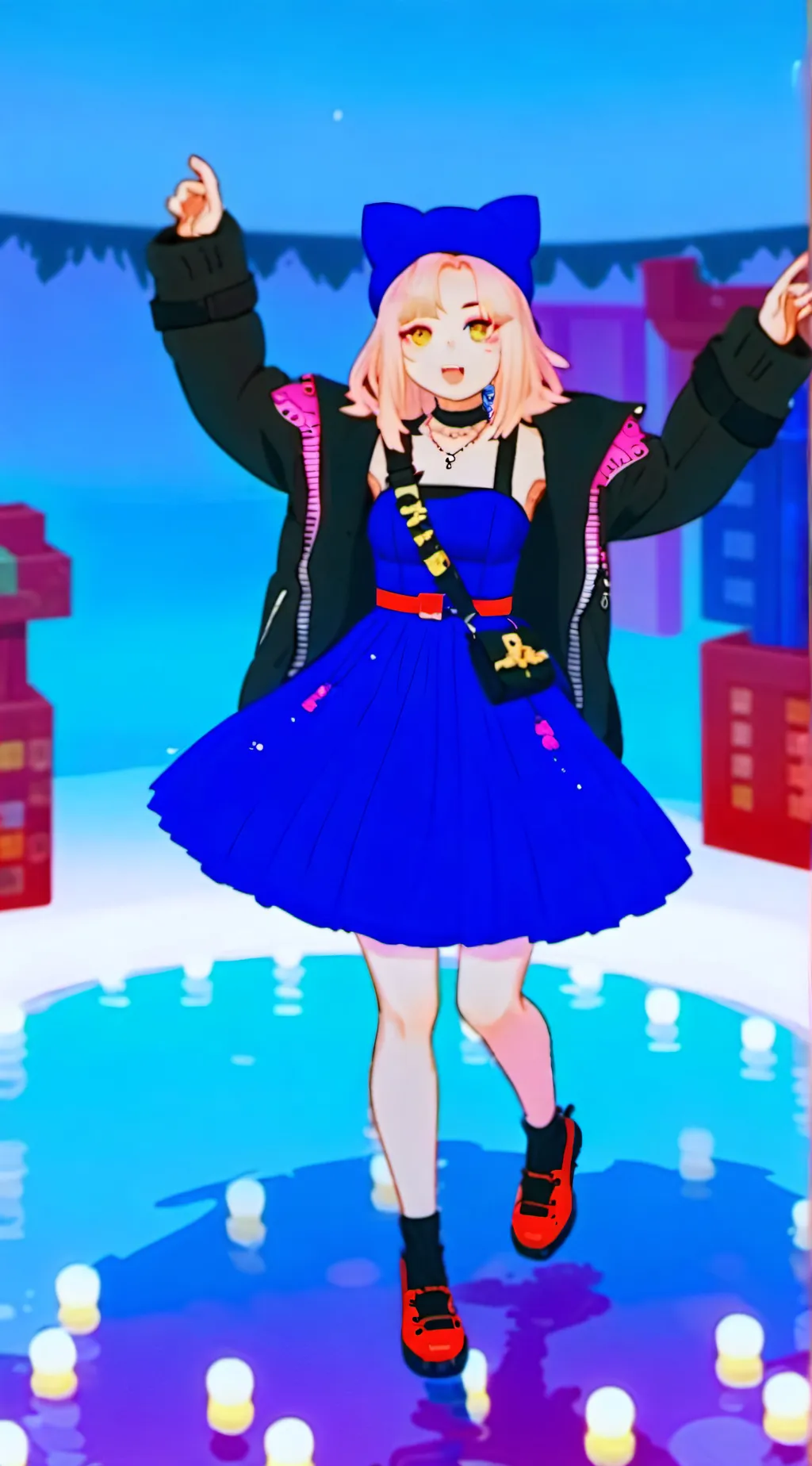 ai character: dress to impress  background