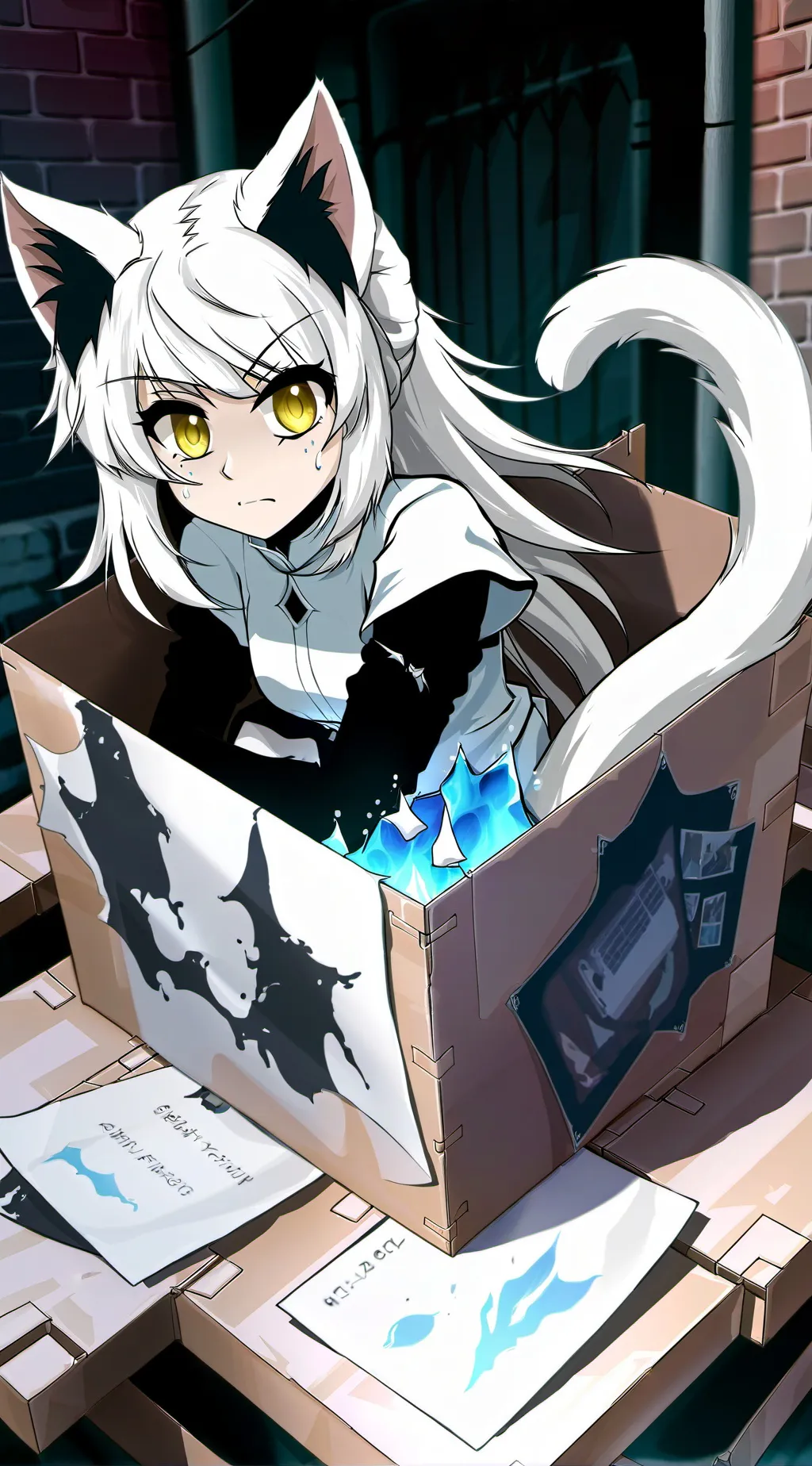 ai character: Quill background