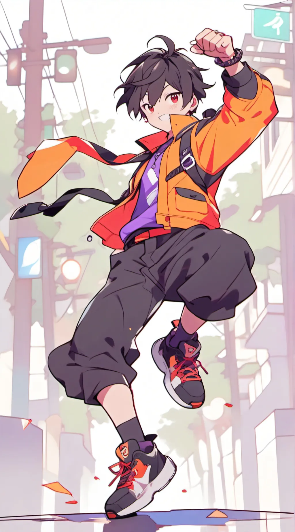 ai character: Mha background