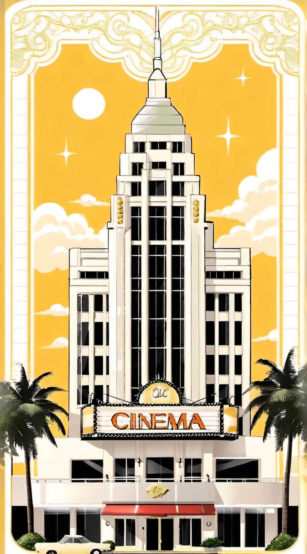 ai character: HH: Cinema background