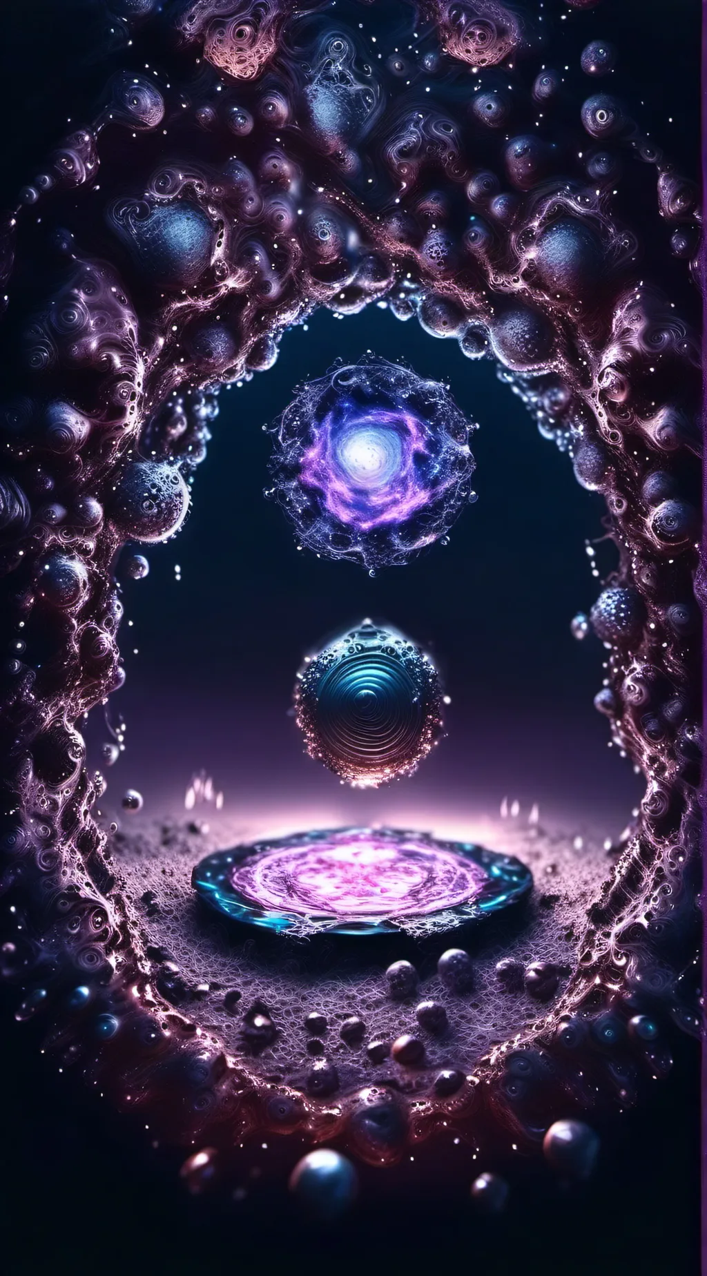 ai character: Space trv3l background