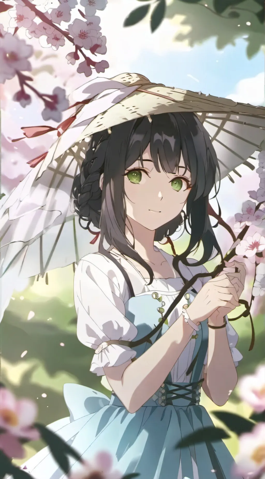 ai character: Marie~♡  background