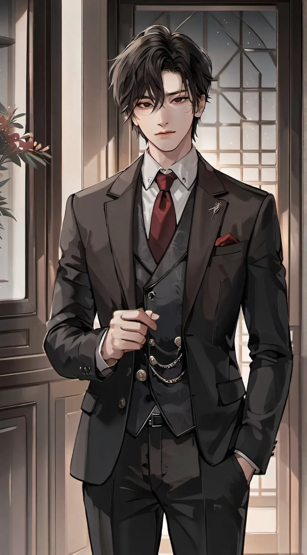 ai character: Ashton background