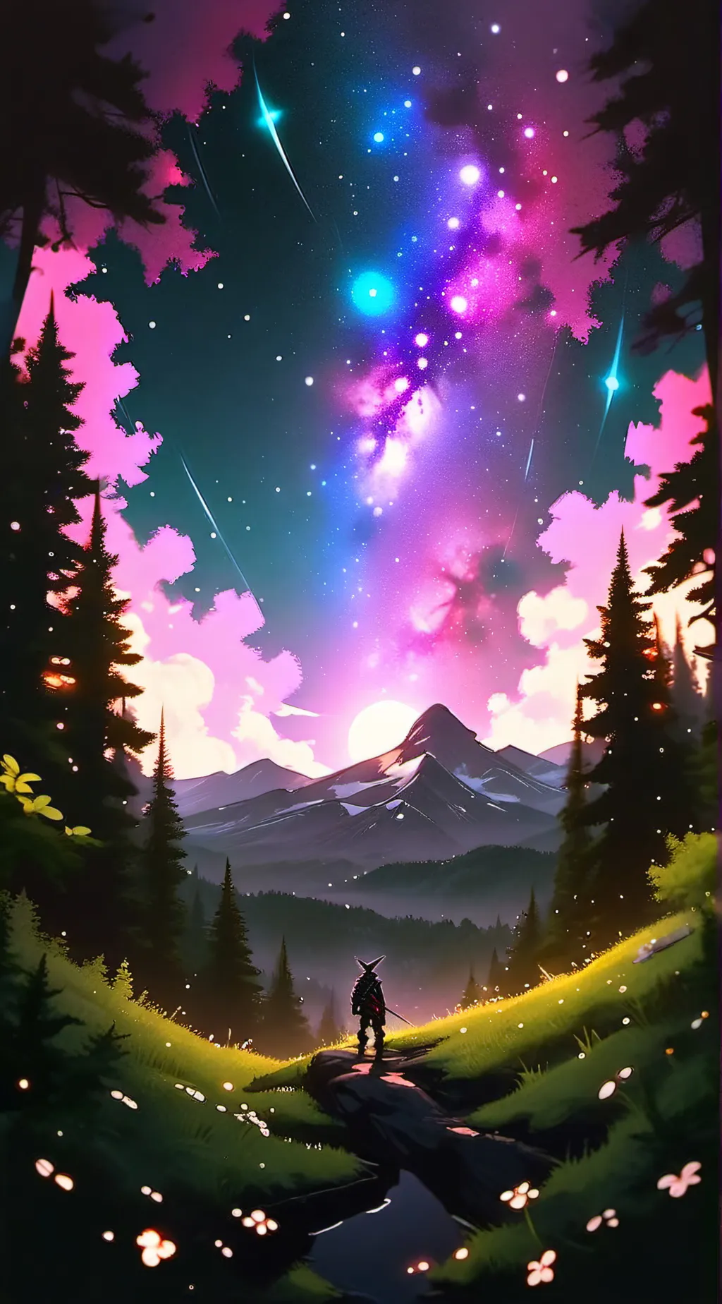 ai character: TMNT  background