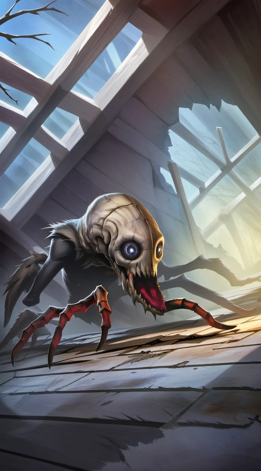 ai character: the dark background