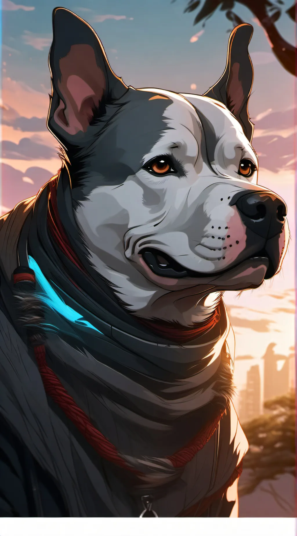 ai character: dog attack background