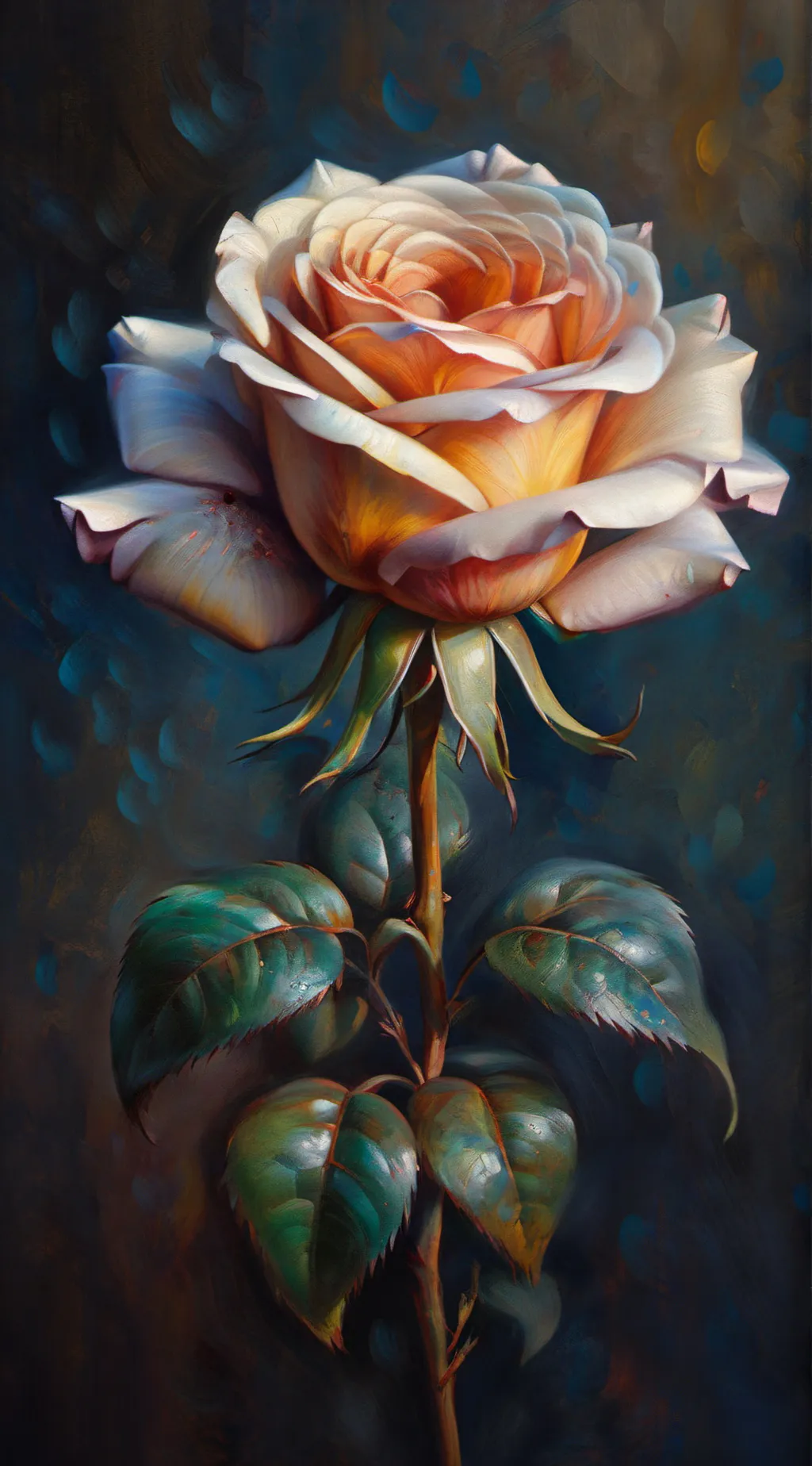 ai character: creepy school background