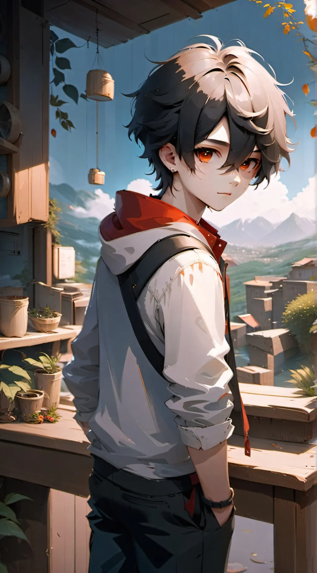 ai character: ron background