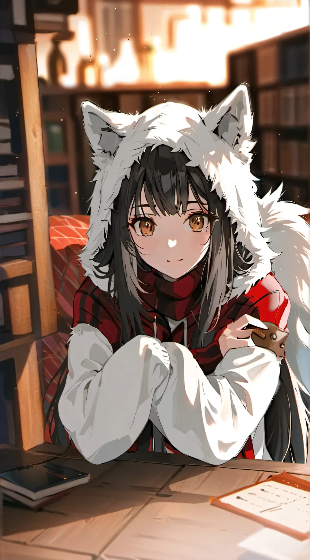 ai character: Misty Wolf(Bailey) background