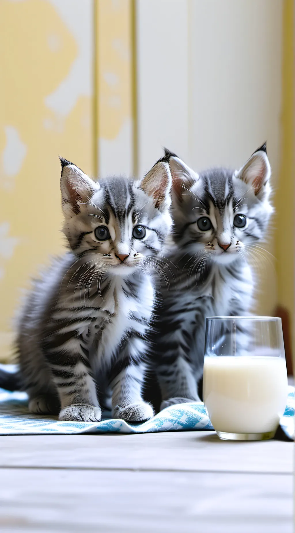 ai character: Luna and Estrella background