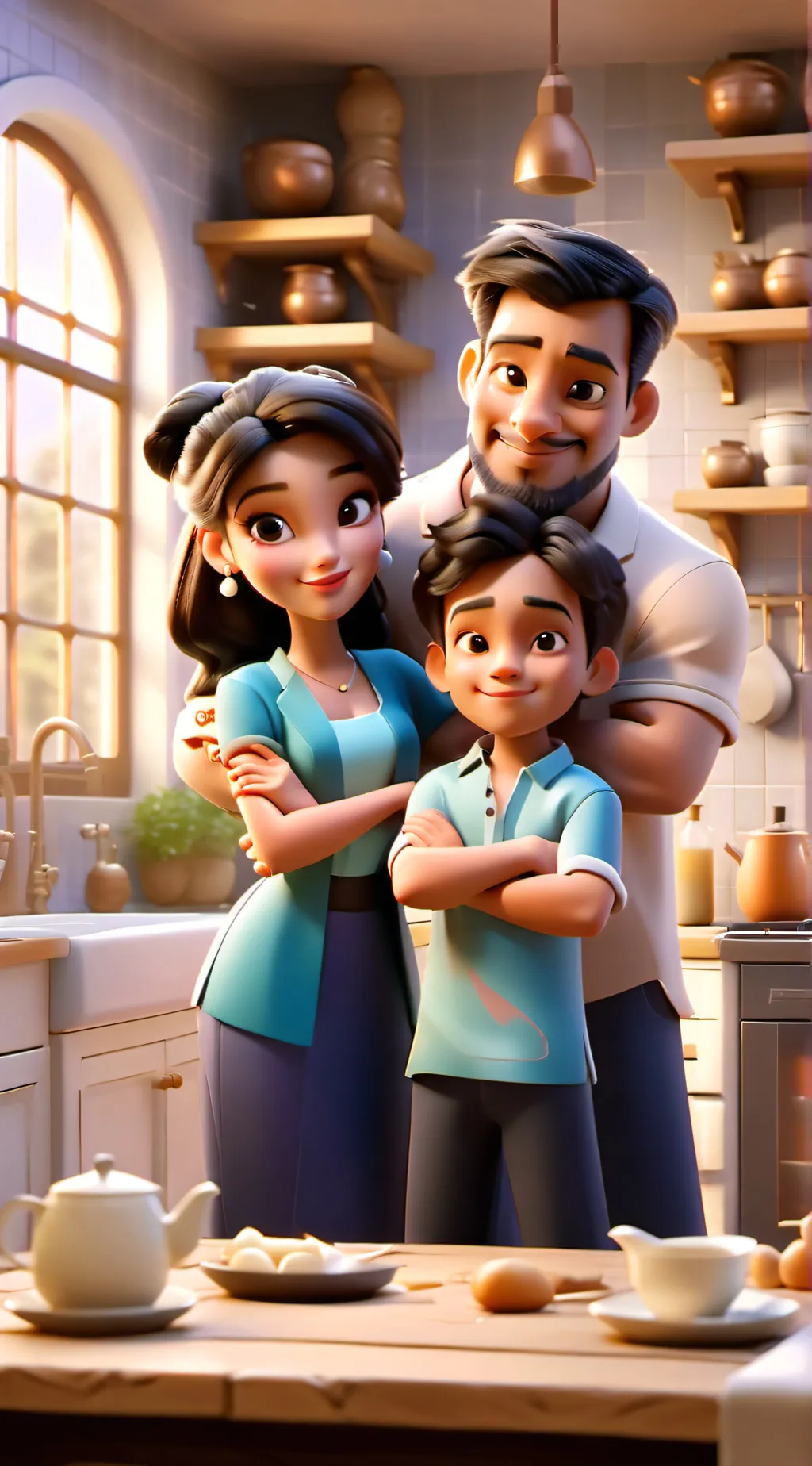 ai character: The fame 3.0 background