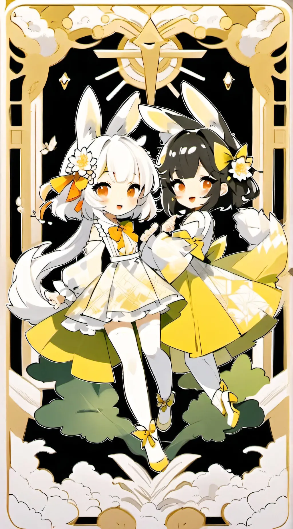 ai character: Hailey and Jade background