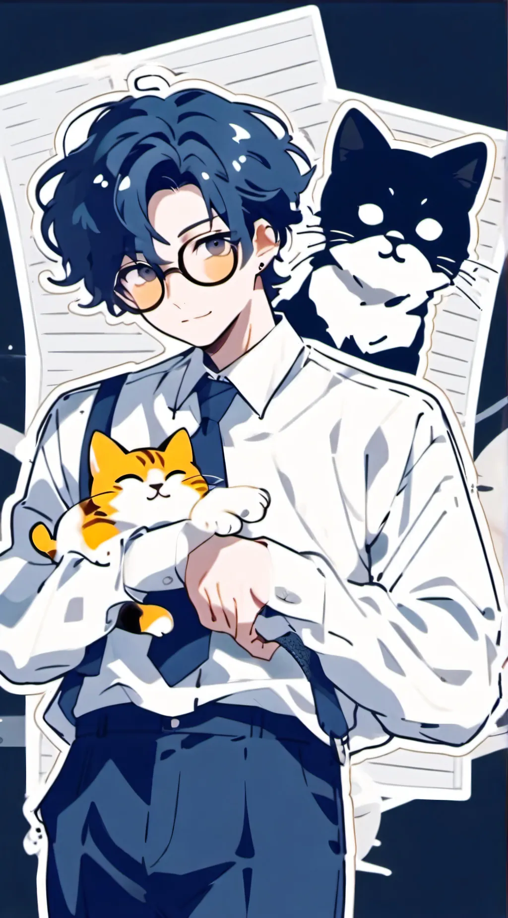 ai character: 《☆blu☆》 background