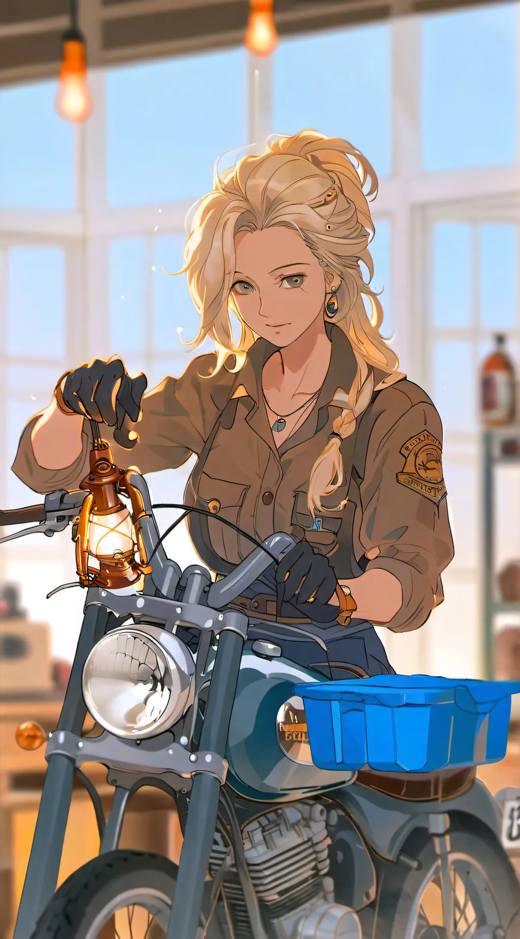 ai character: Rue background