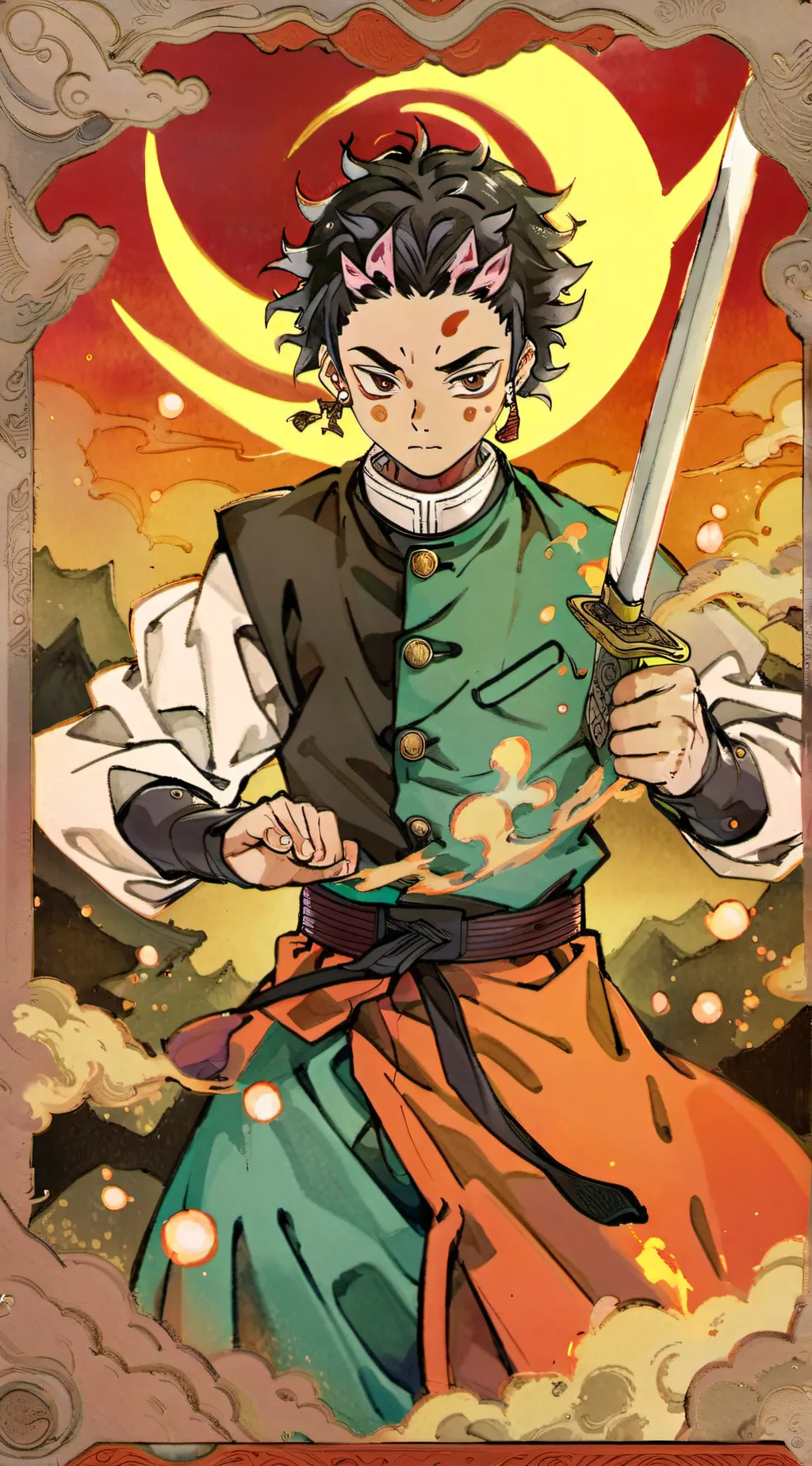 ai character: uppermoons background