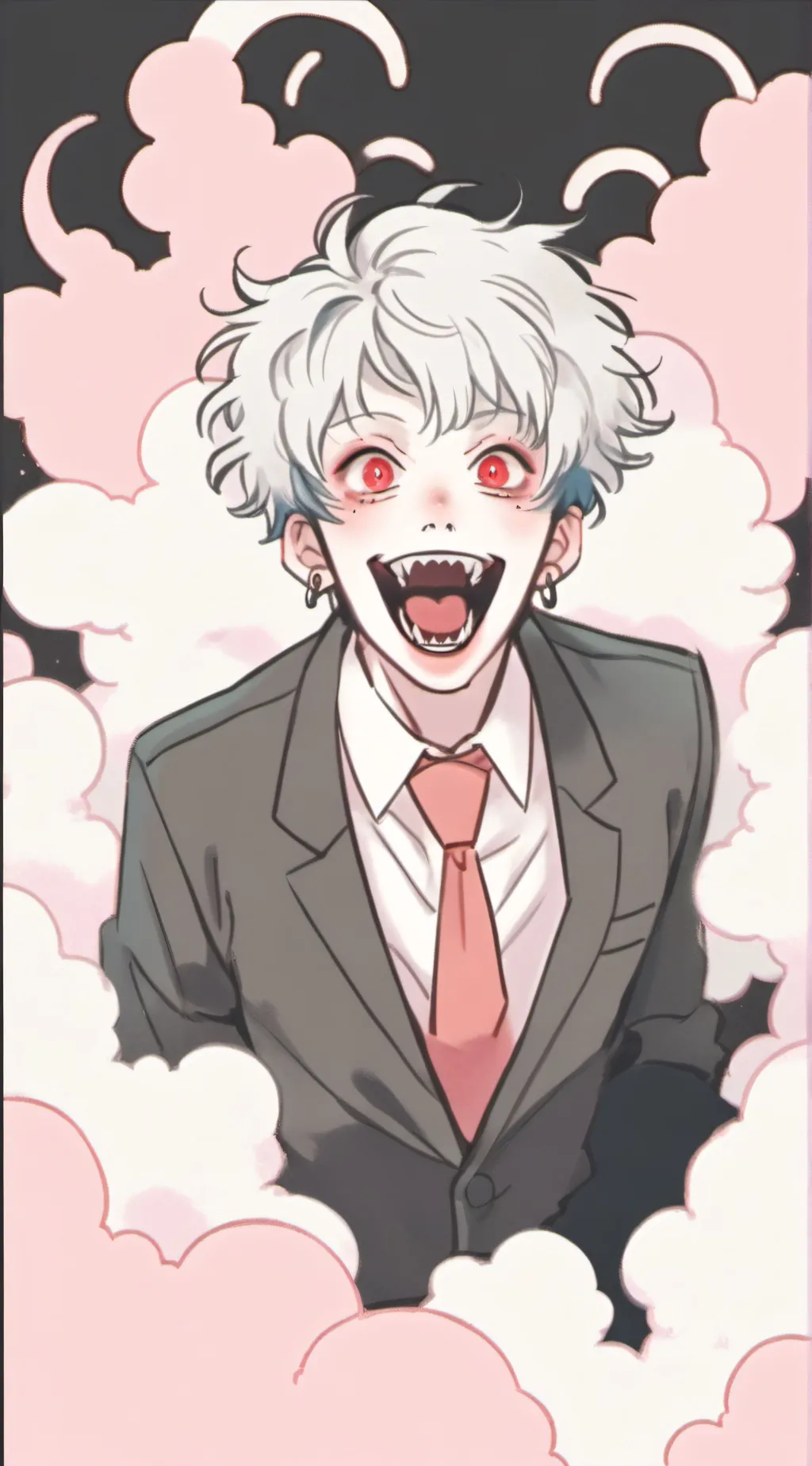 ai character: Vampire Classmate background