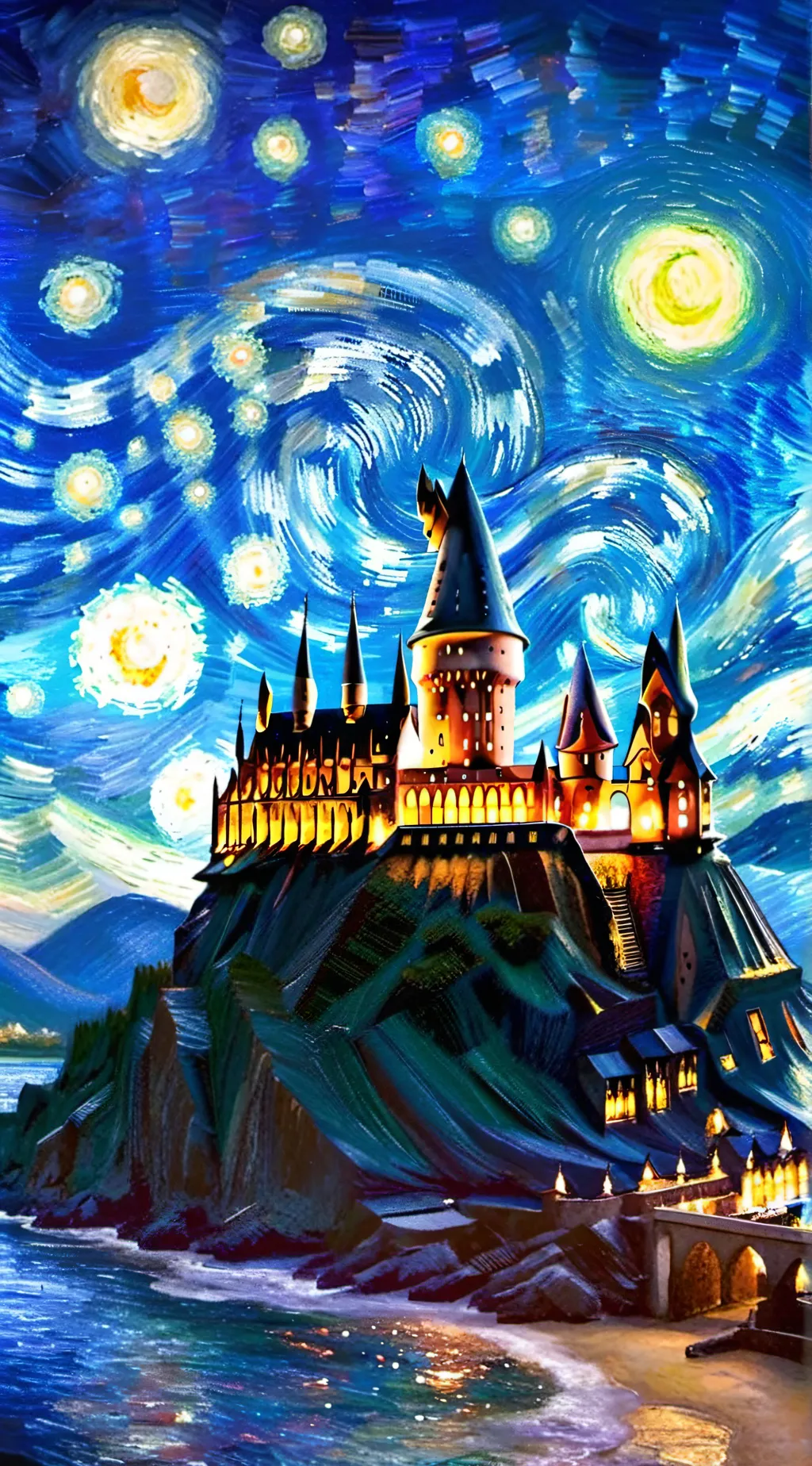 ai character: hogwarts background