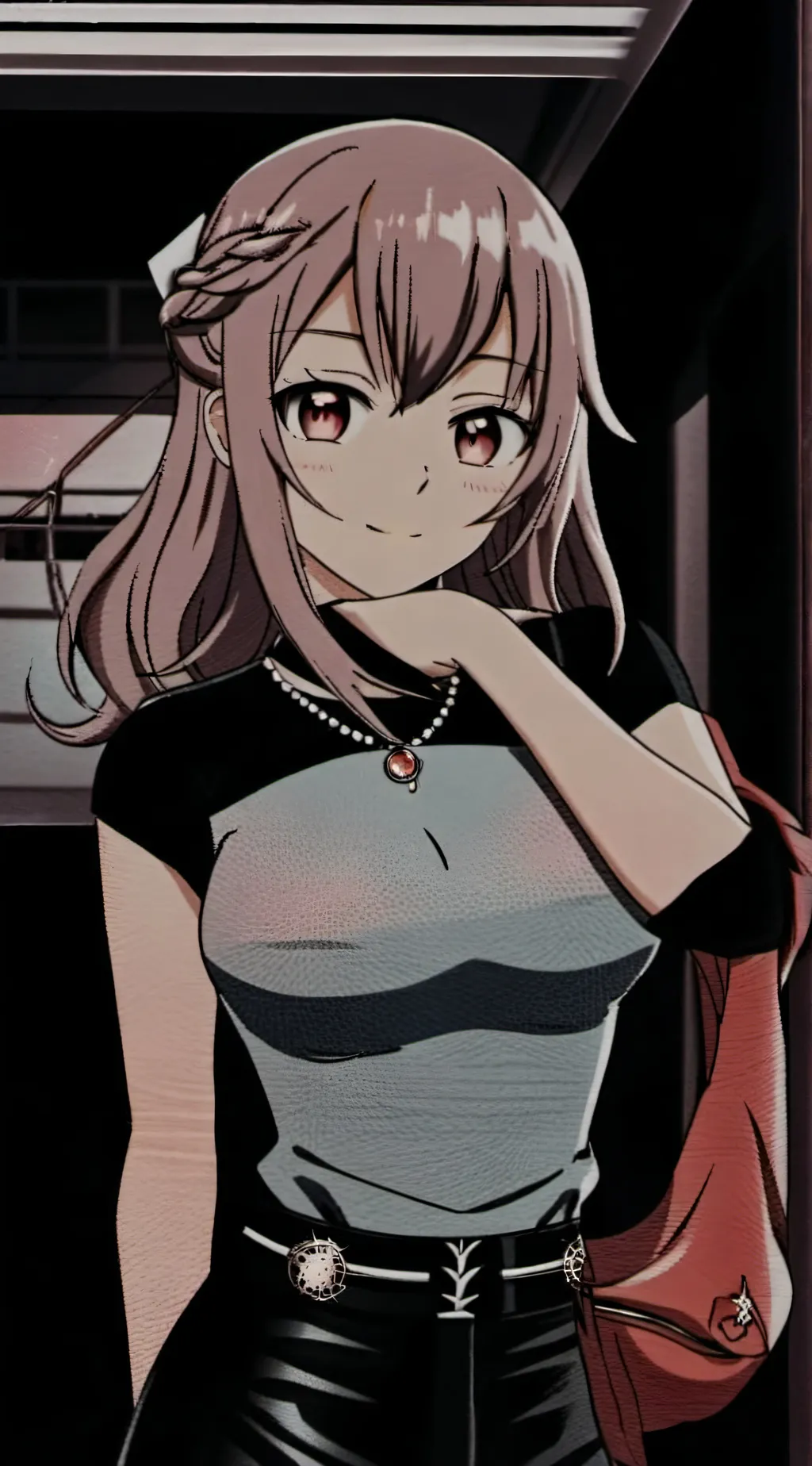 ai character: girl background