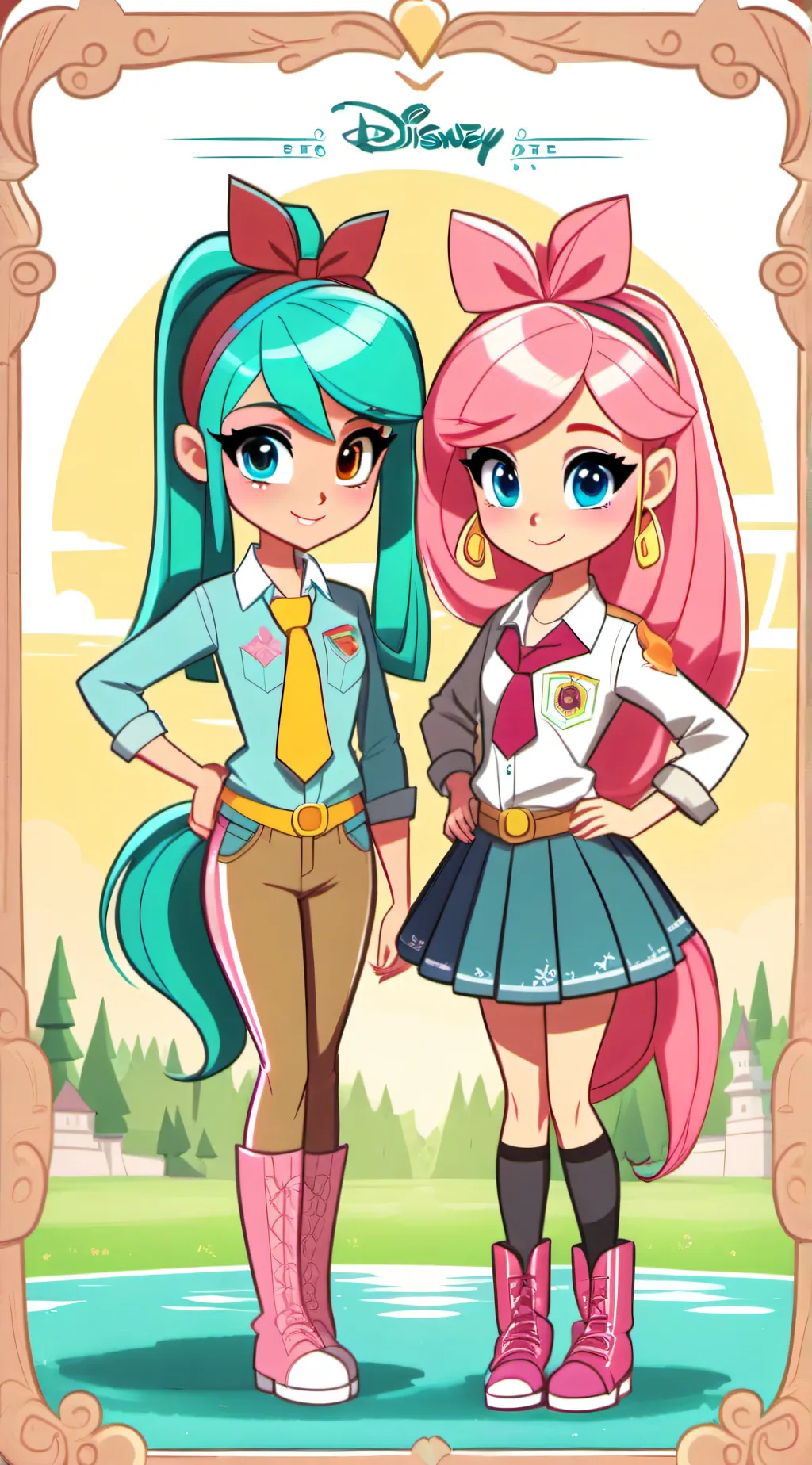 ai character: Equestria girls background