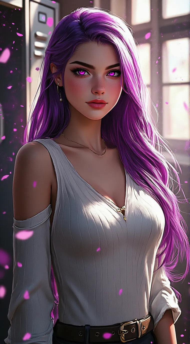 ai character: Nicole Richiegold background