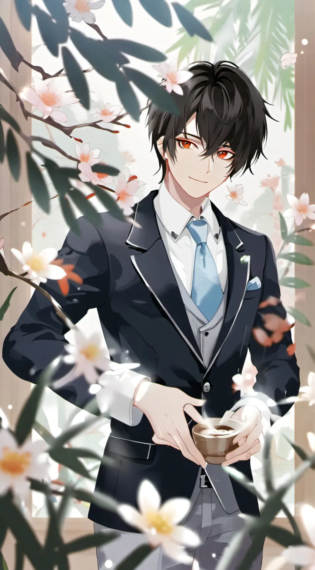 ai character: George  background