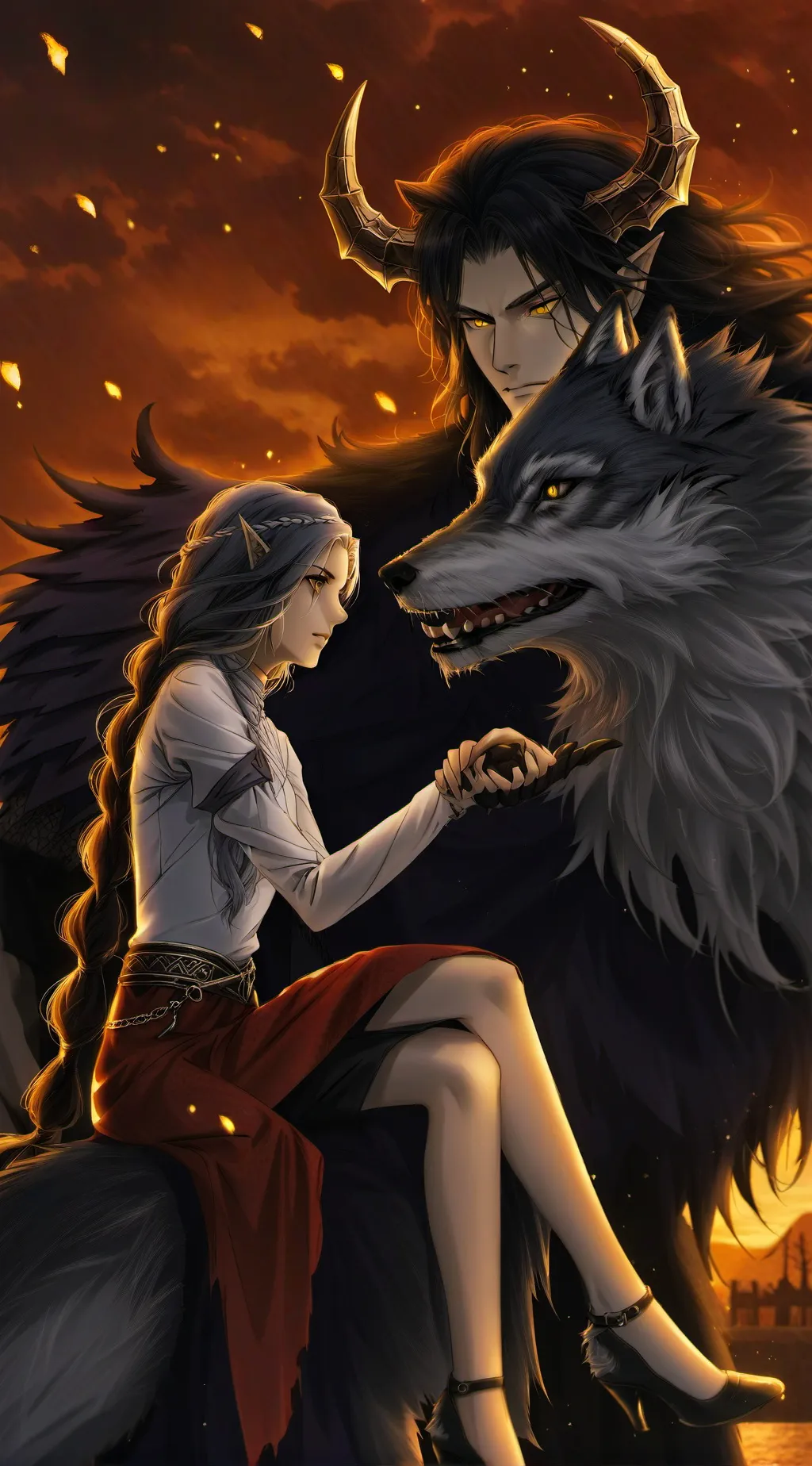 ai character: Ace and Ashley background