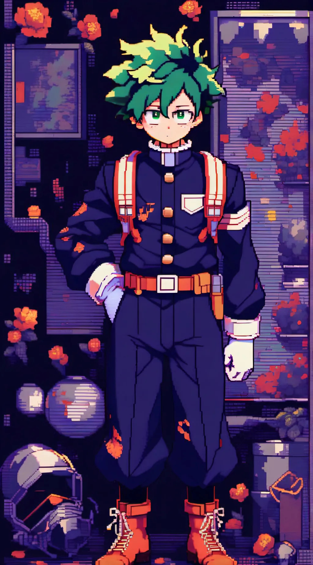 ai character: izuku background